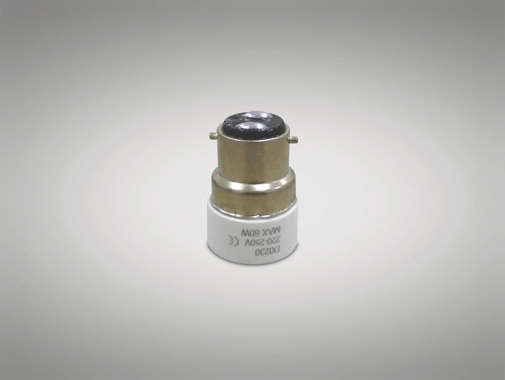 Elements B22 to E14 Lamp Socket Converter White D0230  Deco Elements